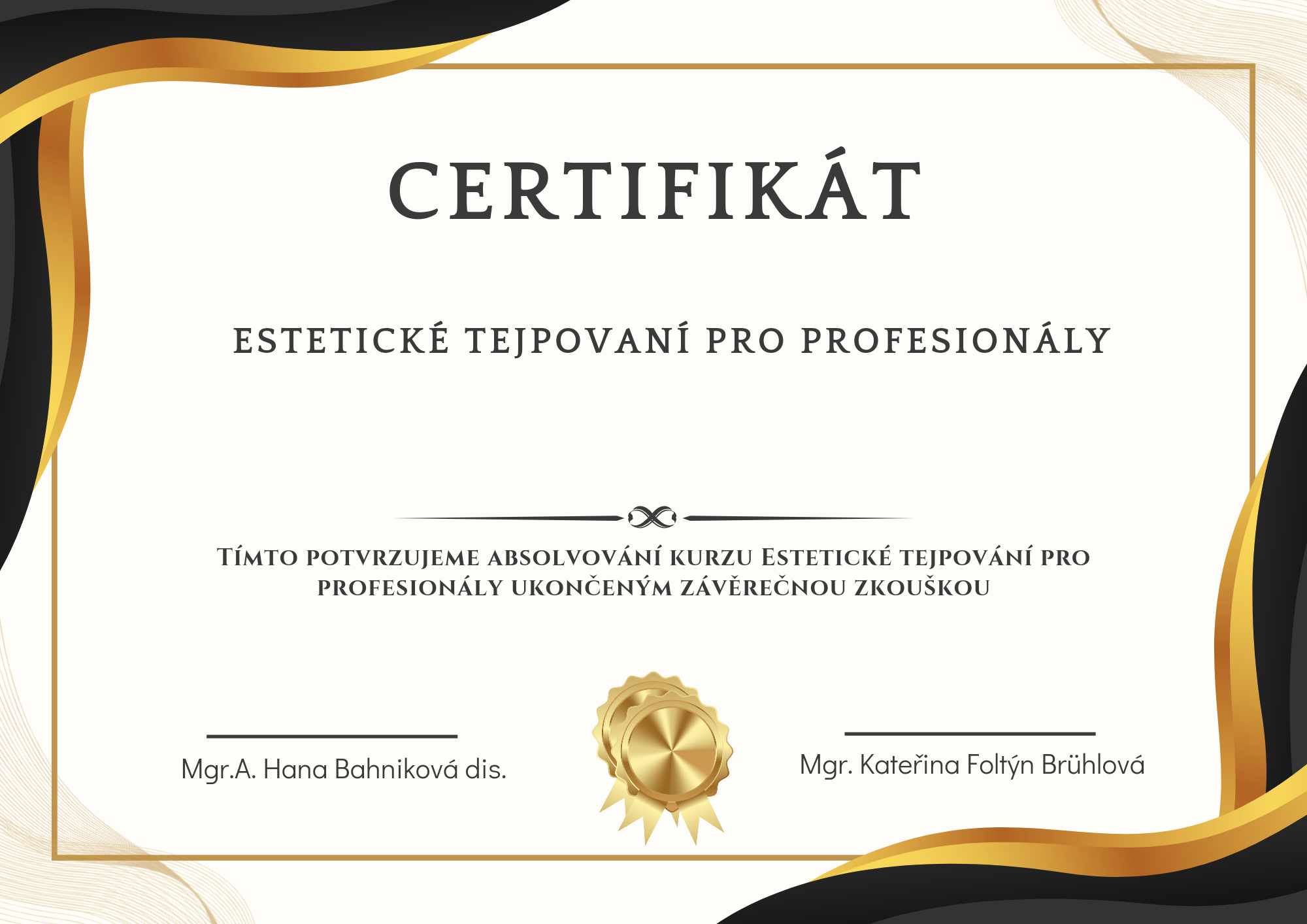 certifikát pro lektory 4 modul kurz tejpování | dekolt